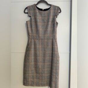 J. Crew plaid wool dress - size 0